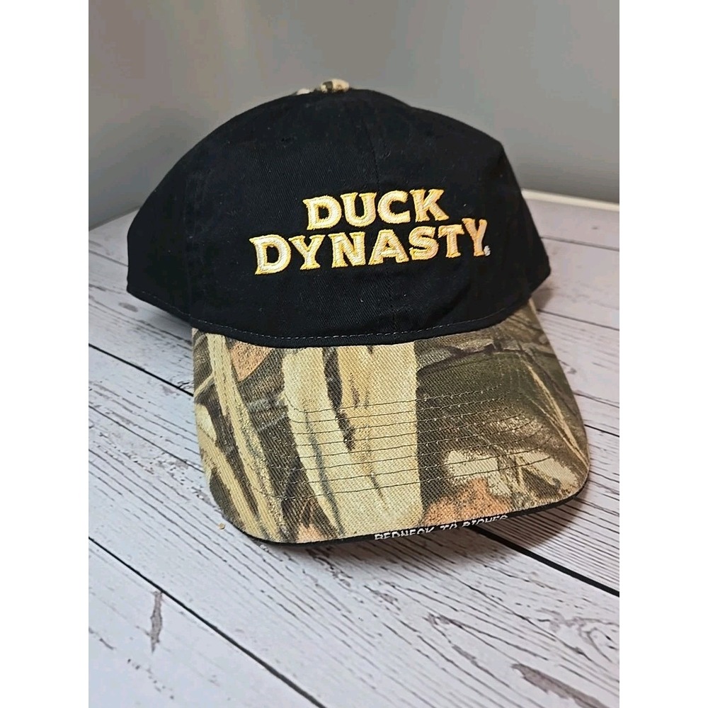 Duck Dynasty Officially Licensed Black and Camouflage Baseball Cap Real Tree